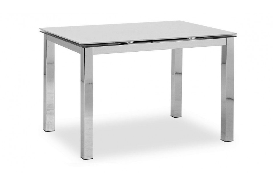 Стол обеденный стеклянный (трансформер) MIX-2 (серый)